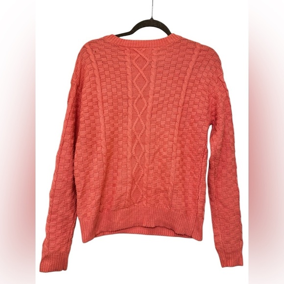St Johns Bay Cotton Cable Knit Sweater XS - Picture 3 of 8